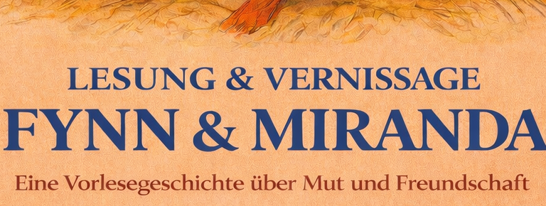Lesung & Vernissage am 10. April 2026